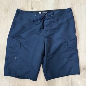 Quicksilver Men's Navy Blue BoardShorts Swim Trunks Size 36